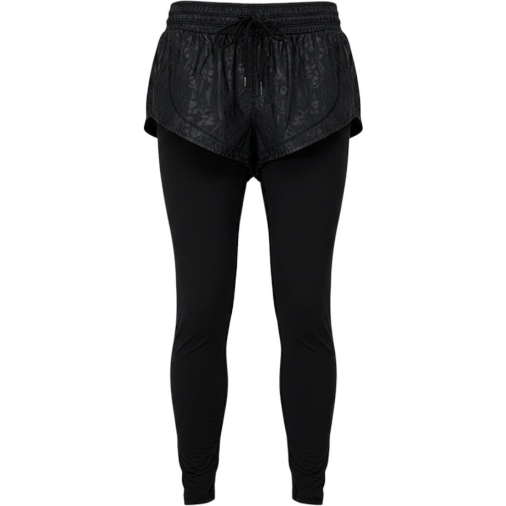 Athleta Rainier 2 In 1 Leggings with Shorts Overlays Womens‎ Small Petite SP